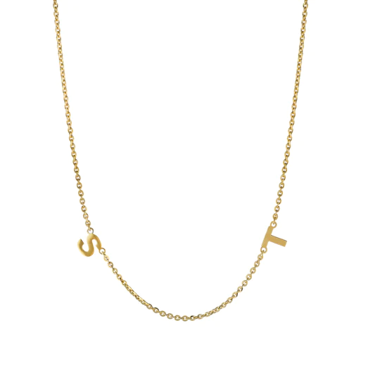 Collar Vermeil Iniciales Personalizables-2