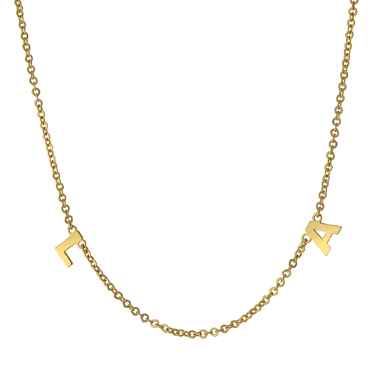 Collar Vermeil Iniciales Personalizables-4