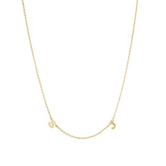 Collar Vermeil Iniciales Personalizables-8