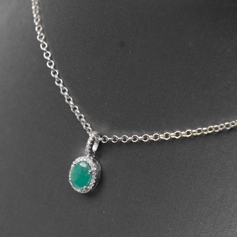 Colgante Bloom Esmeralda Nat 1,02 Ct-1