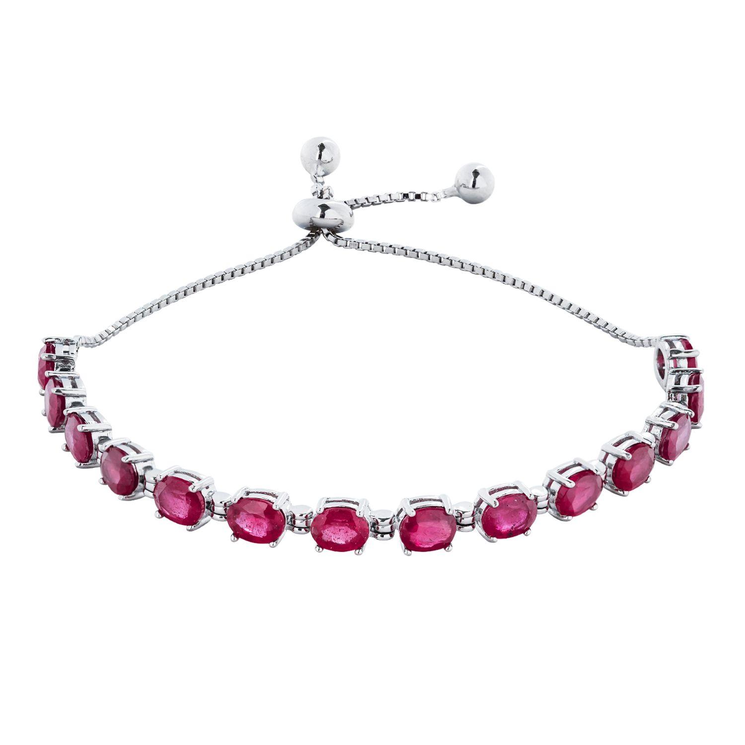 Pulsera Bloom Rubies Naturales 6Ct-0