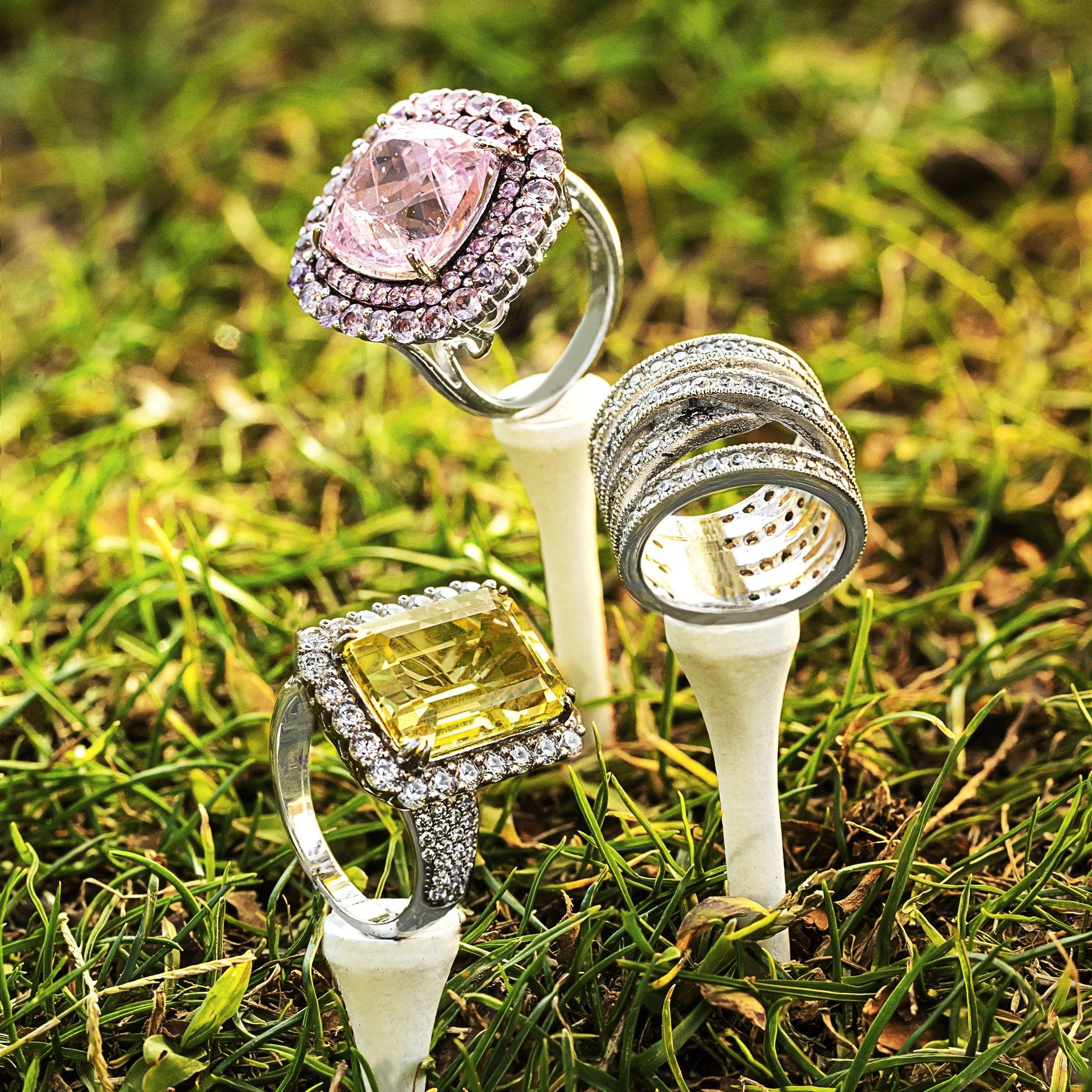 Anillo Kunzita Natural #14-3