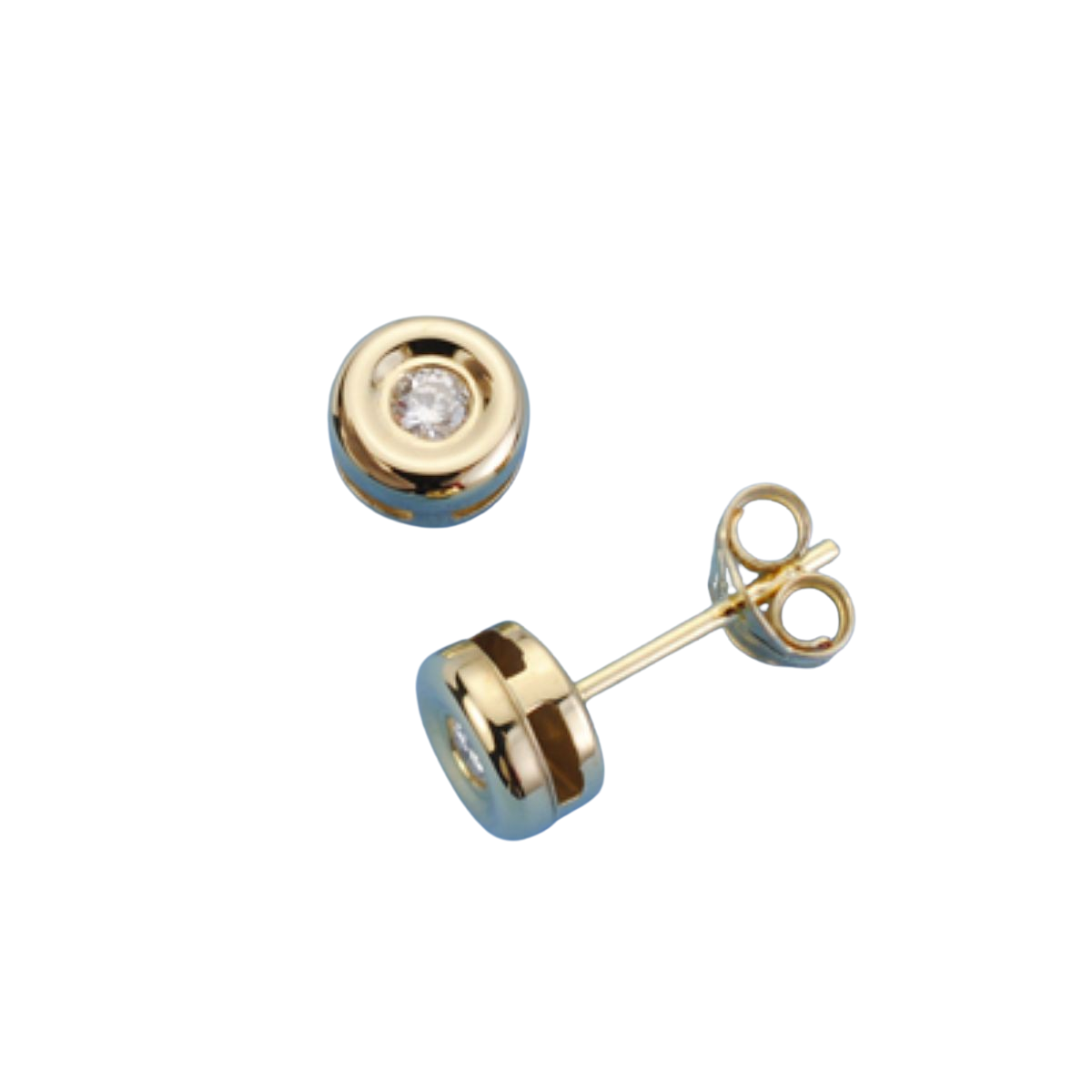 Aros Oa 18Kt Bisel 0.04Ct Presion-0