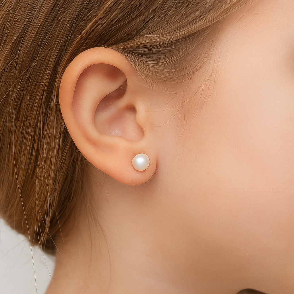 AROS PERLA CULTIVADA 6 MM ORO 18 KT-2