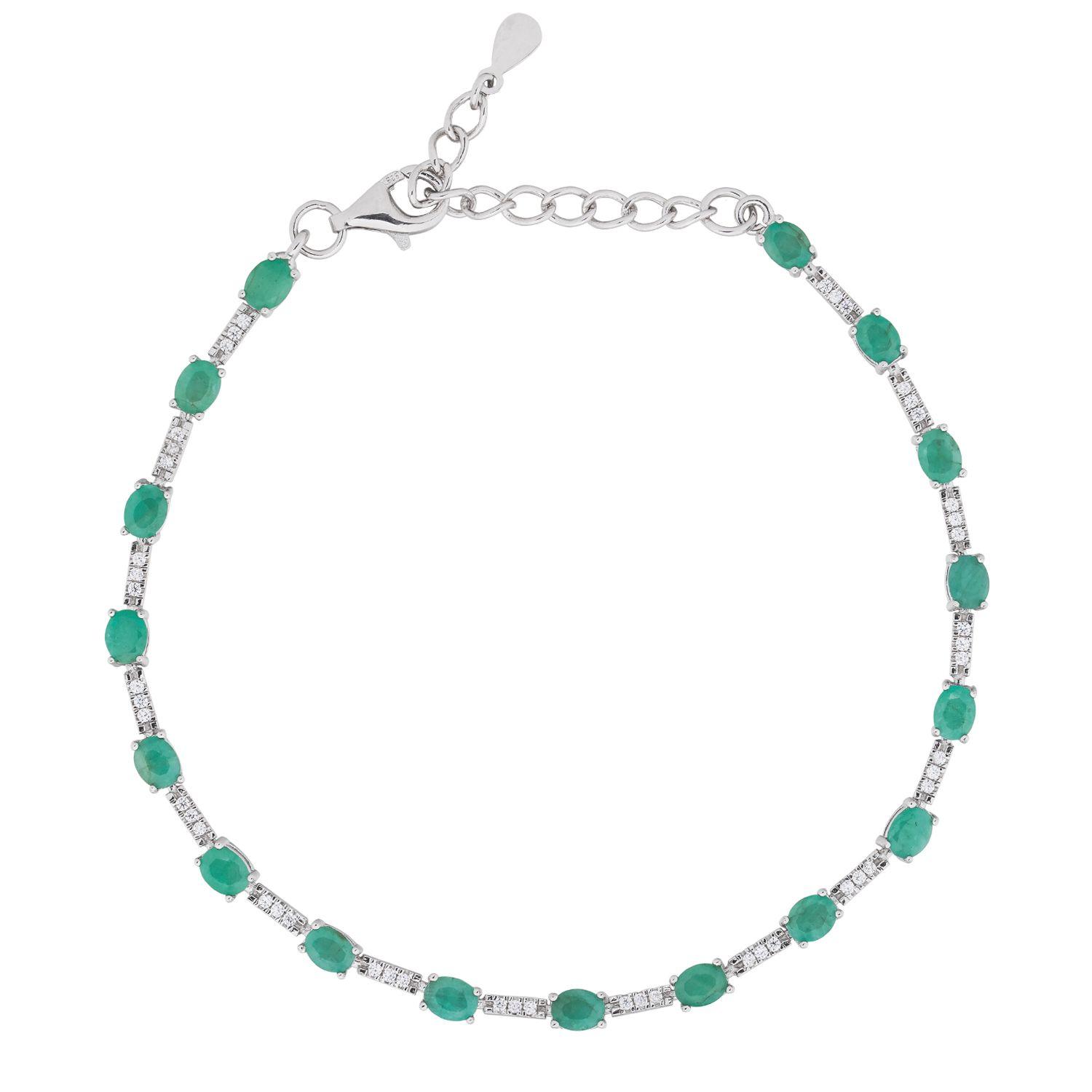 Pulsera Bloom Esmeraldas Naturales 5,17Ct-0