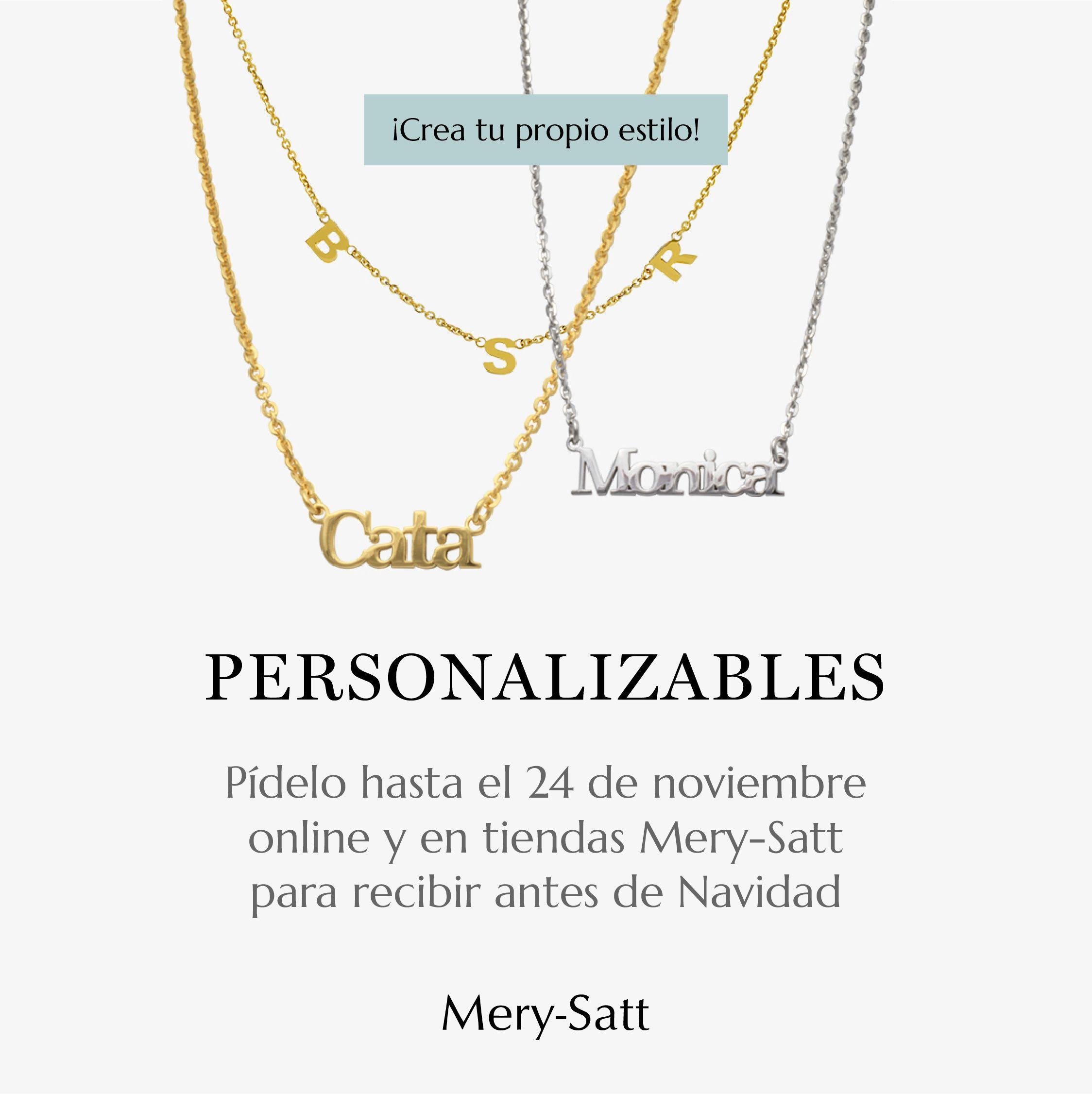 Collar Corazón E Inicial Personalizable Vermeil Oro 18K-2