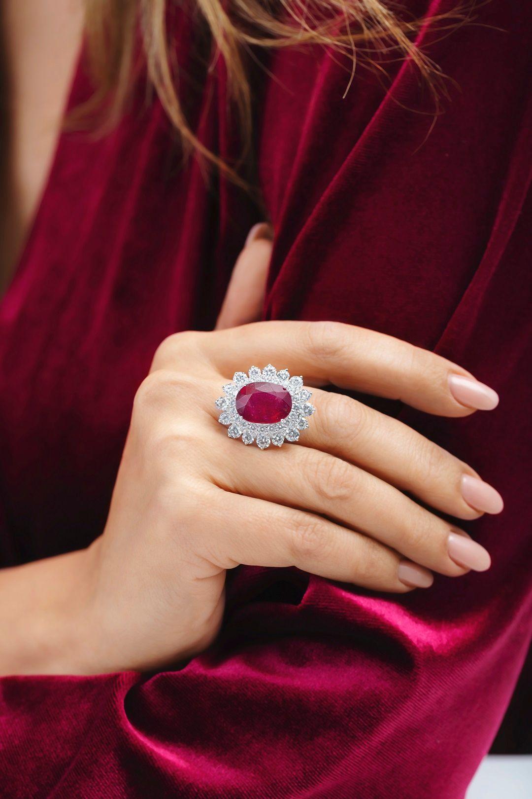 Anillo Rubi Flor Bloom #16-3