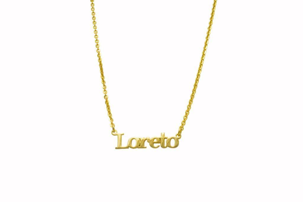 Collar My Name Personalizable Vermeil Oro 18K-5