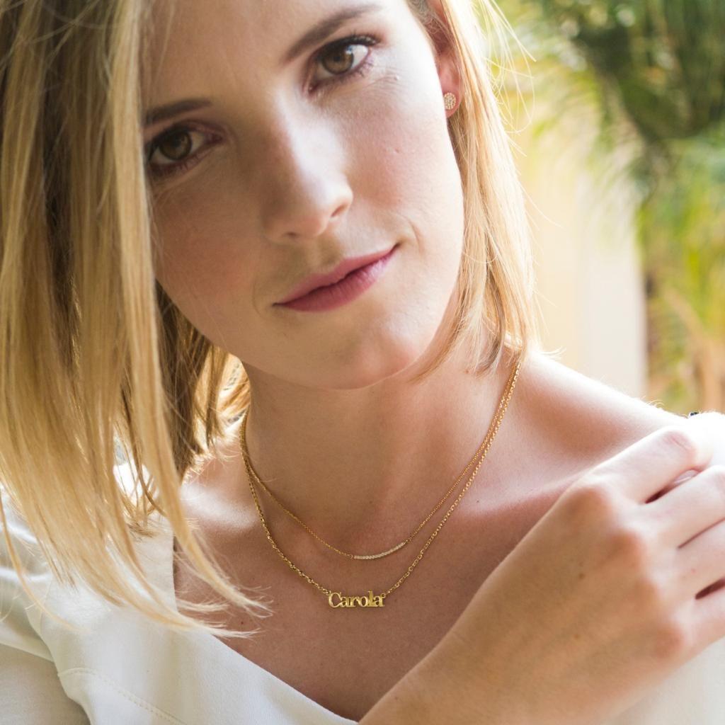 Collar My Name Personalizable Vermeil Oro 18K-6