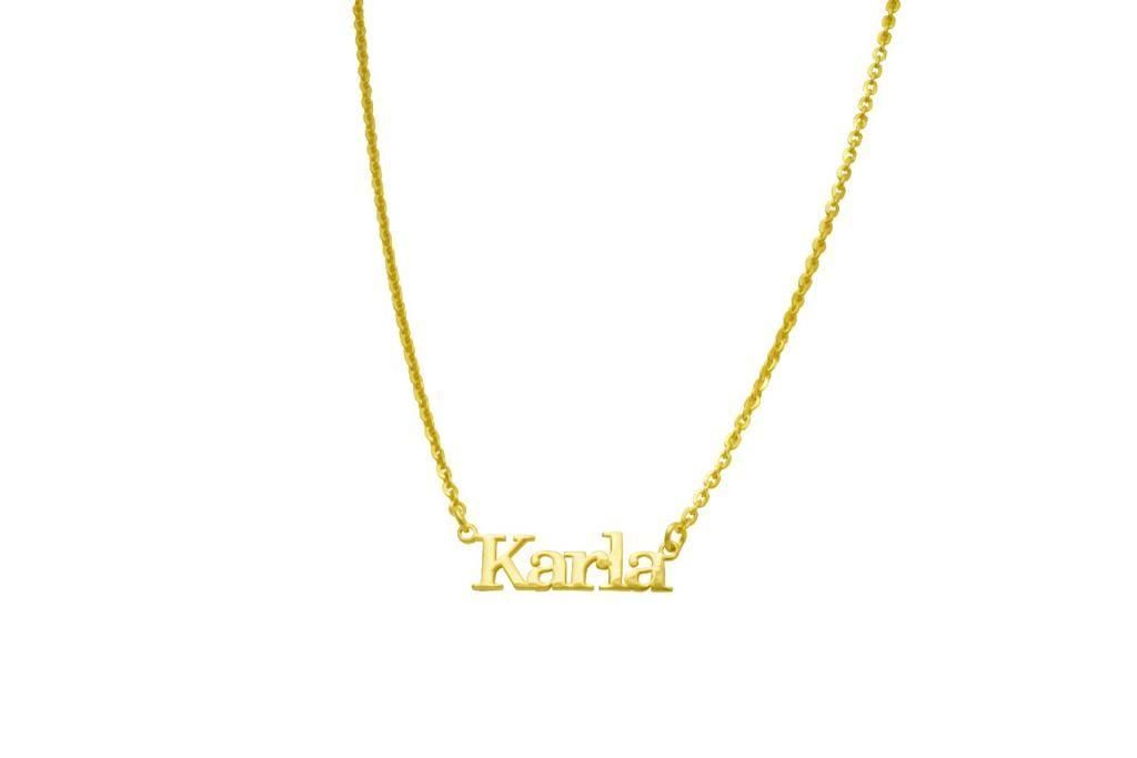 Collar My Name Personalizable Vermeil Oro 18K-7