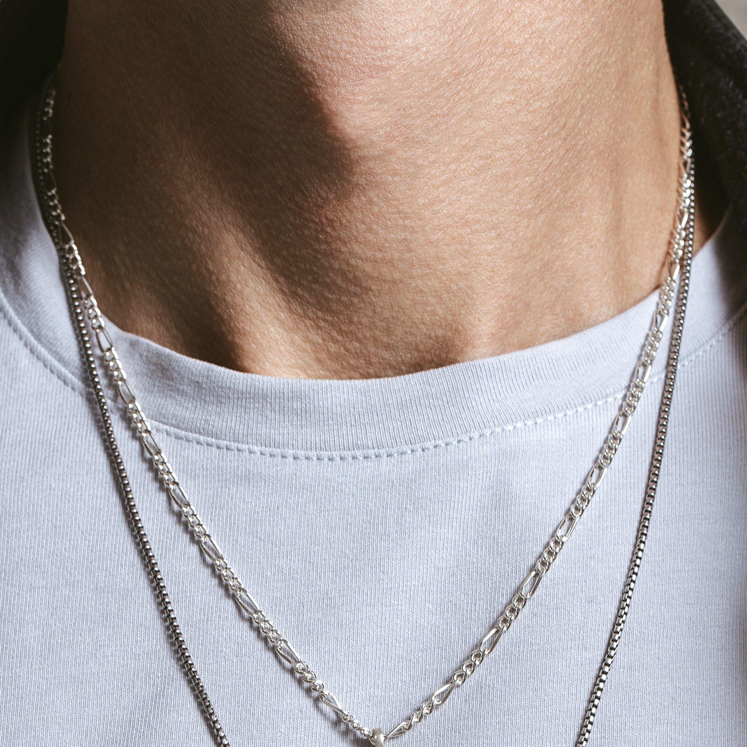 Cadena Plata Cartier Hombre 50Cm-0