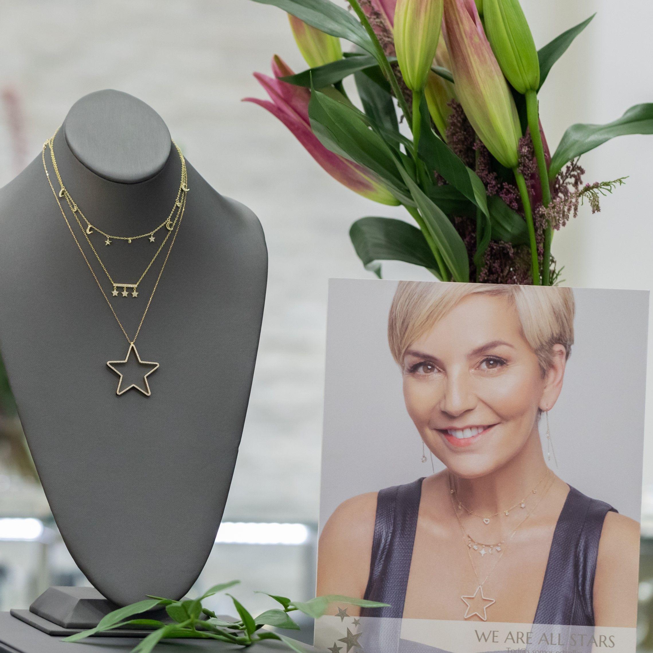 Collar Fran Estrella Calada Con Circones-6