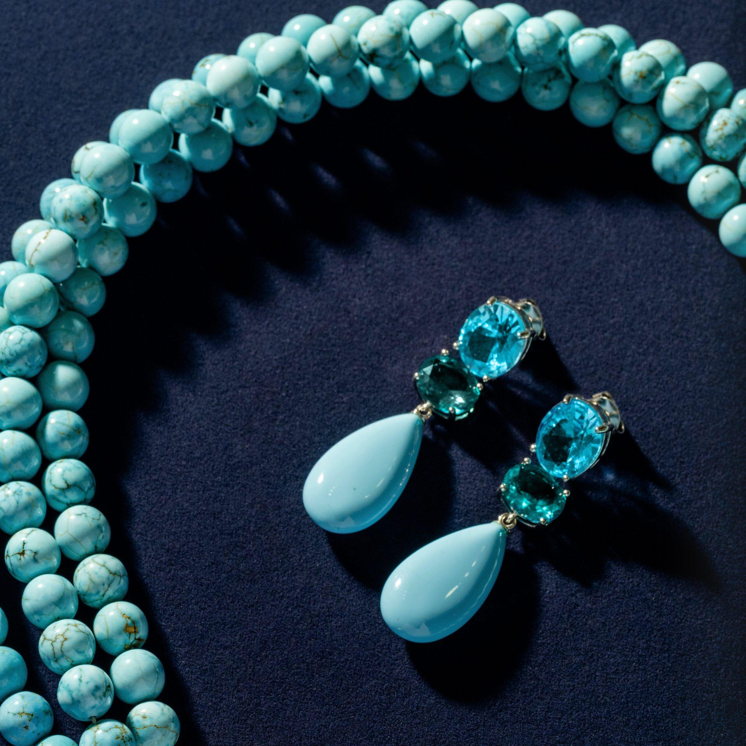 COLLAR CASCADA DE TURQUESAS-2