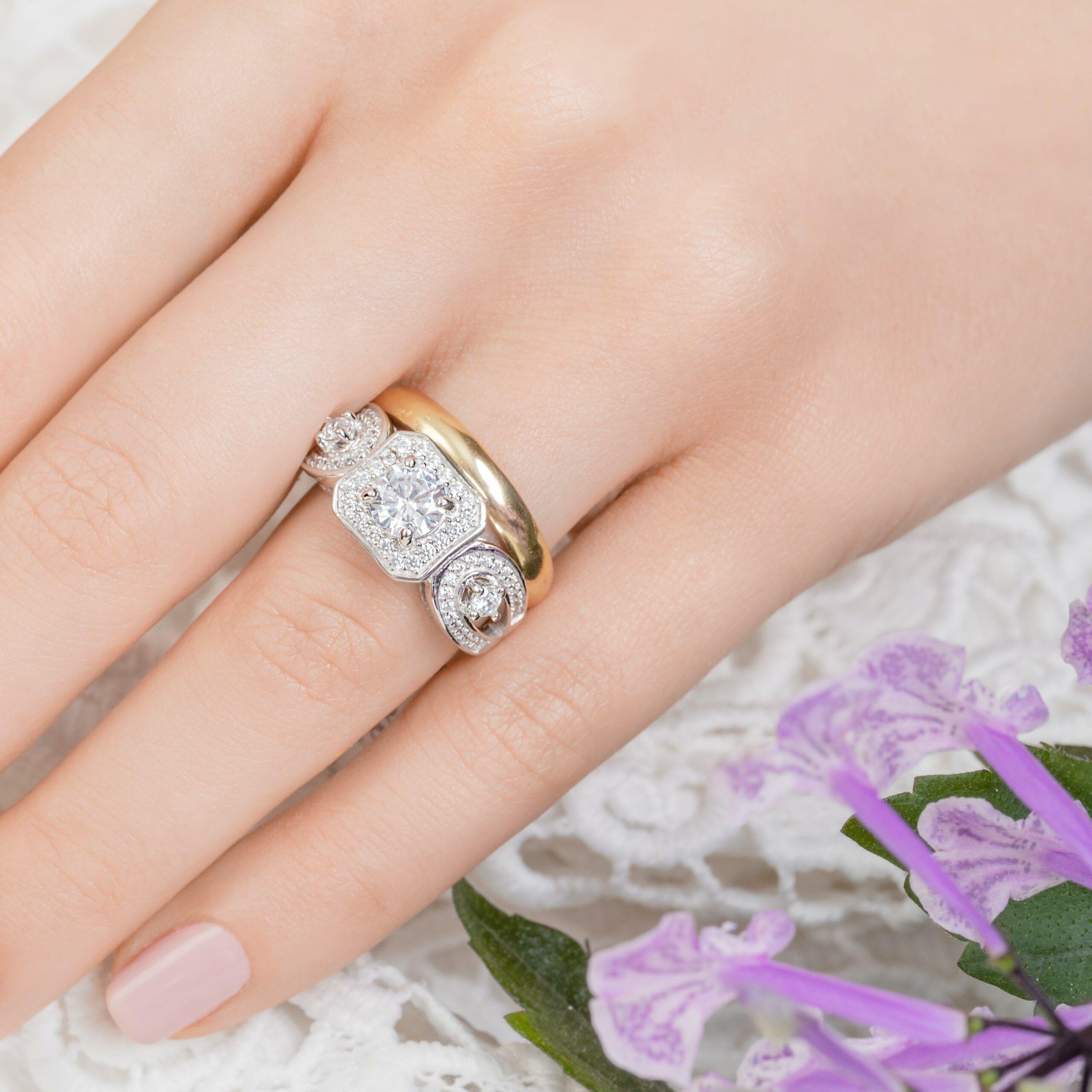 Anillo 3 Cuerpos Sofia #16-0