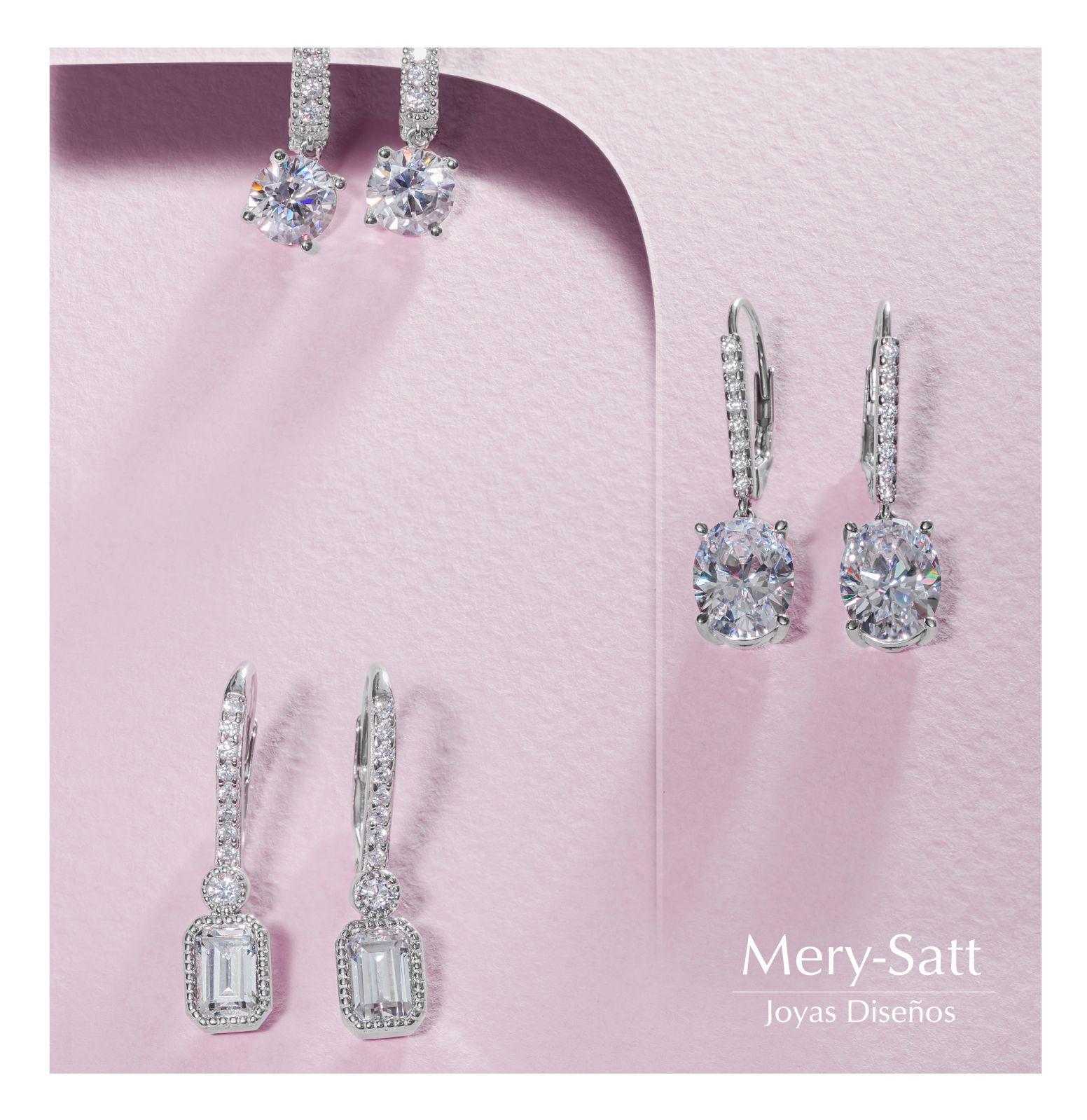 Aros Largos Con Cz Gancho Pave Sr Plata-2