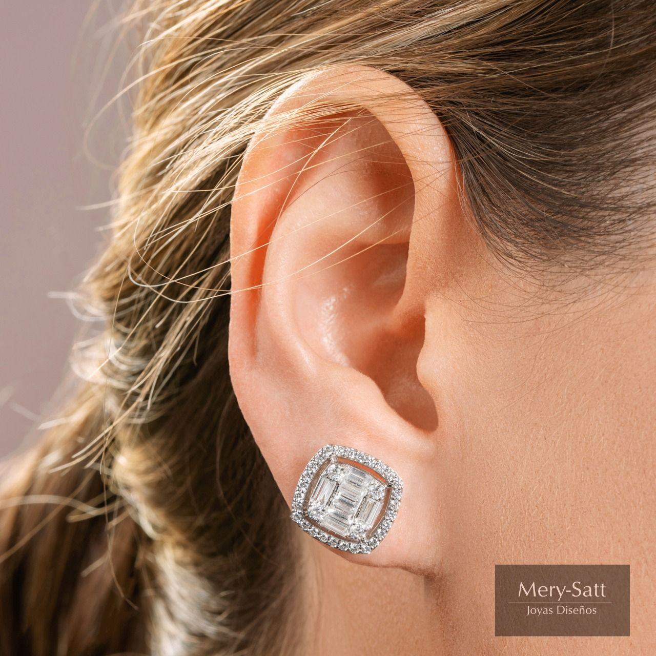 Aros Baguette Brillantes  Zn-0