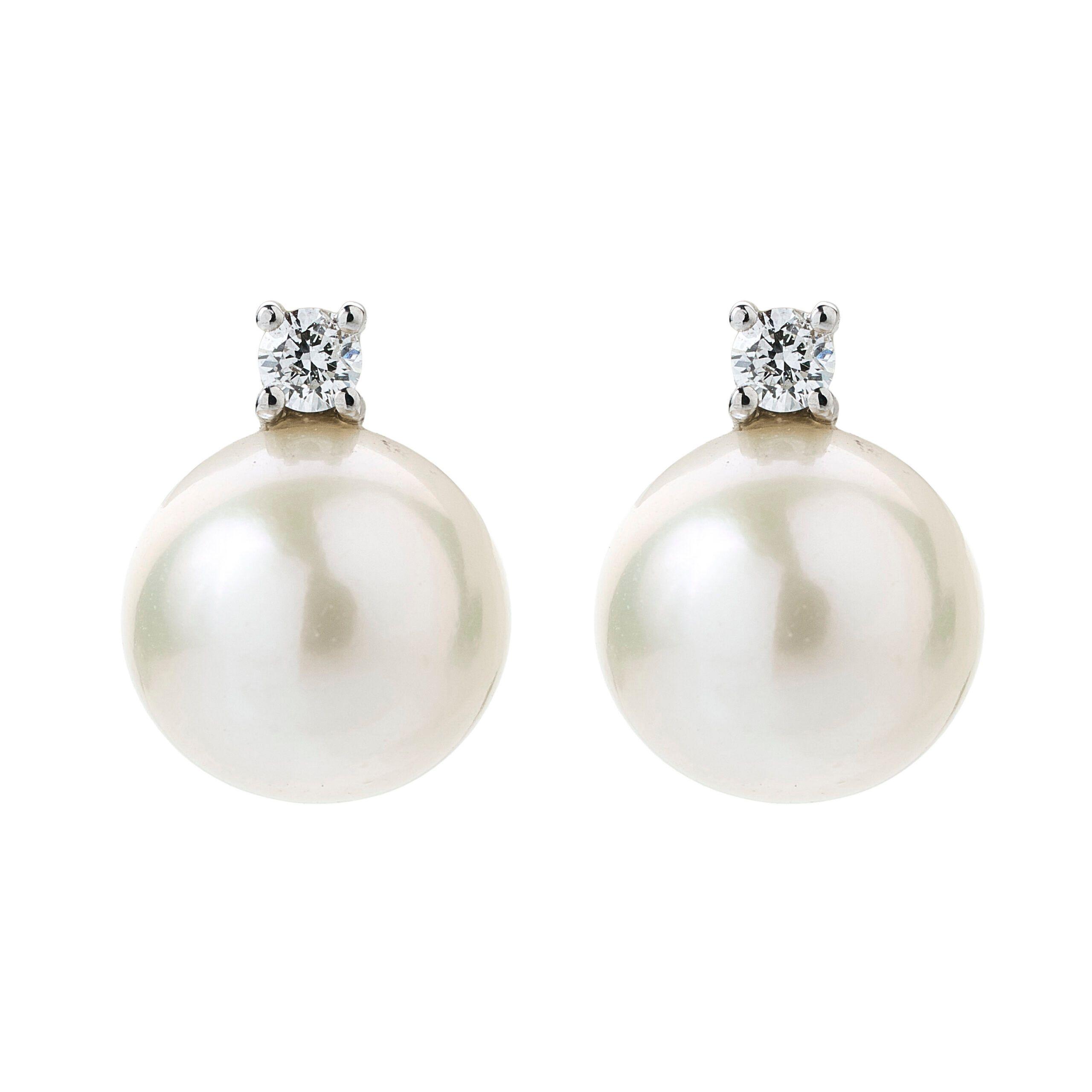 Aros Diamante Perla-0