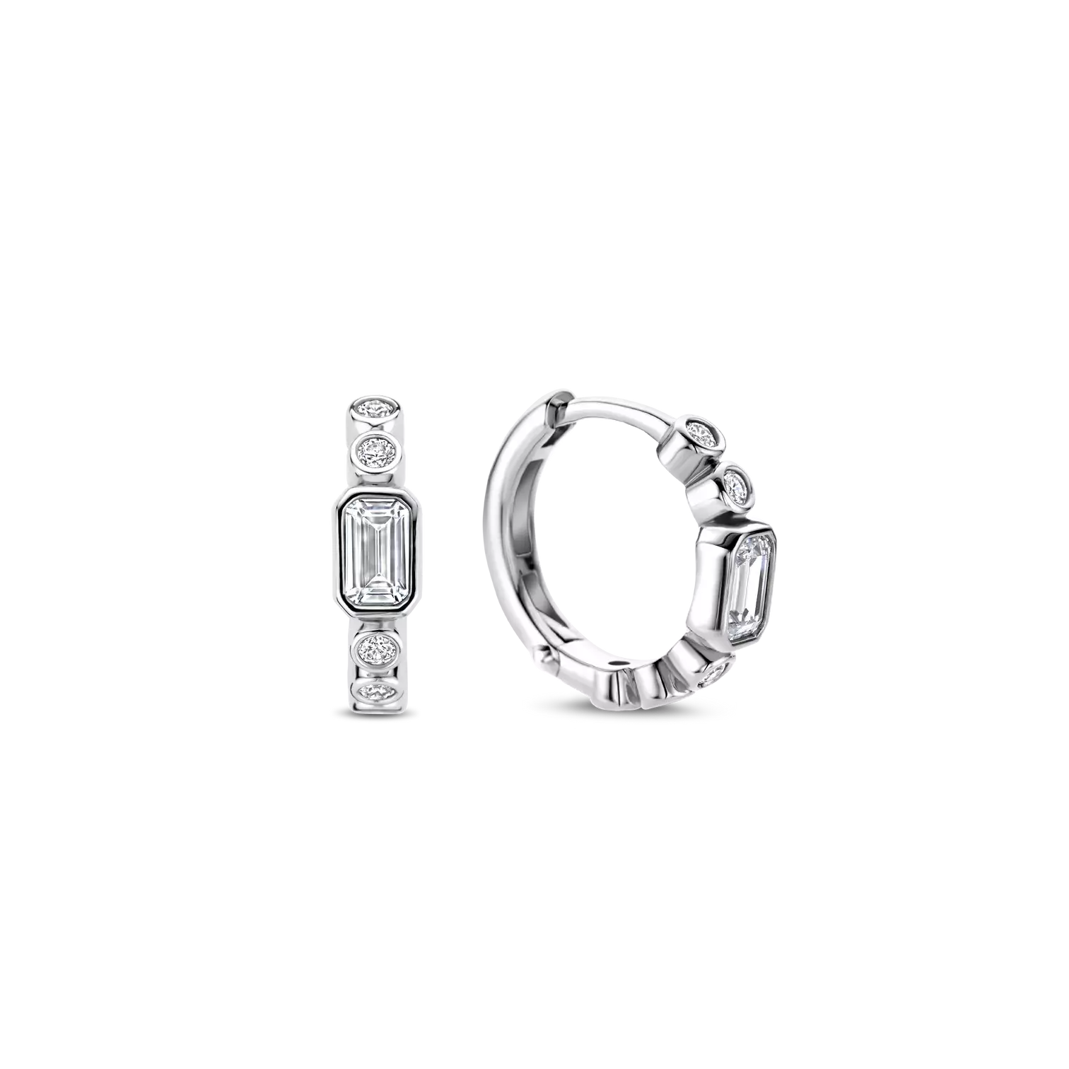 Aros Argollas de Plata y circones 7975ZI-0
