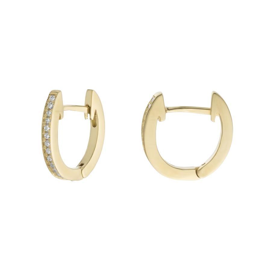 Argolla Vermeil Recta Con Cz 13Mm-1