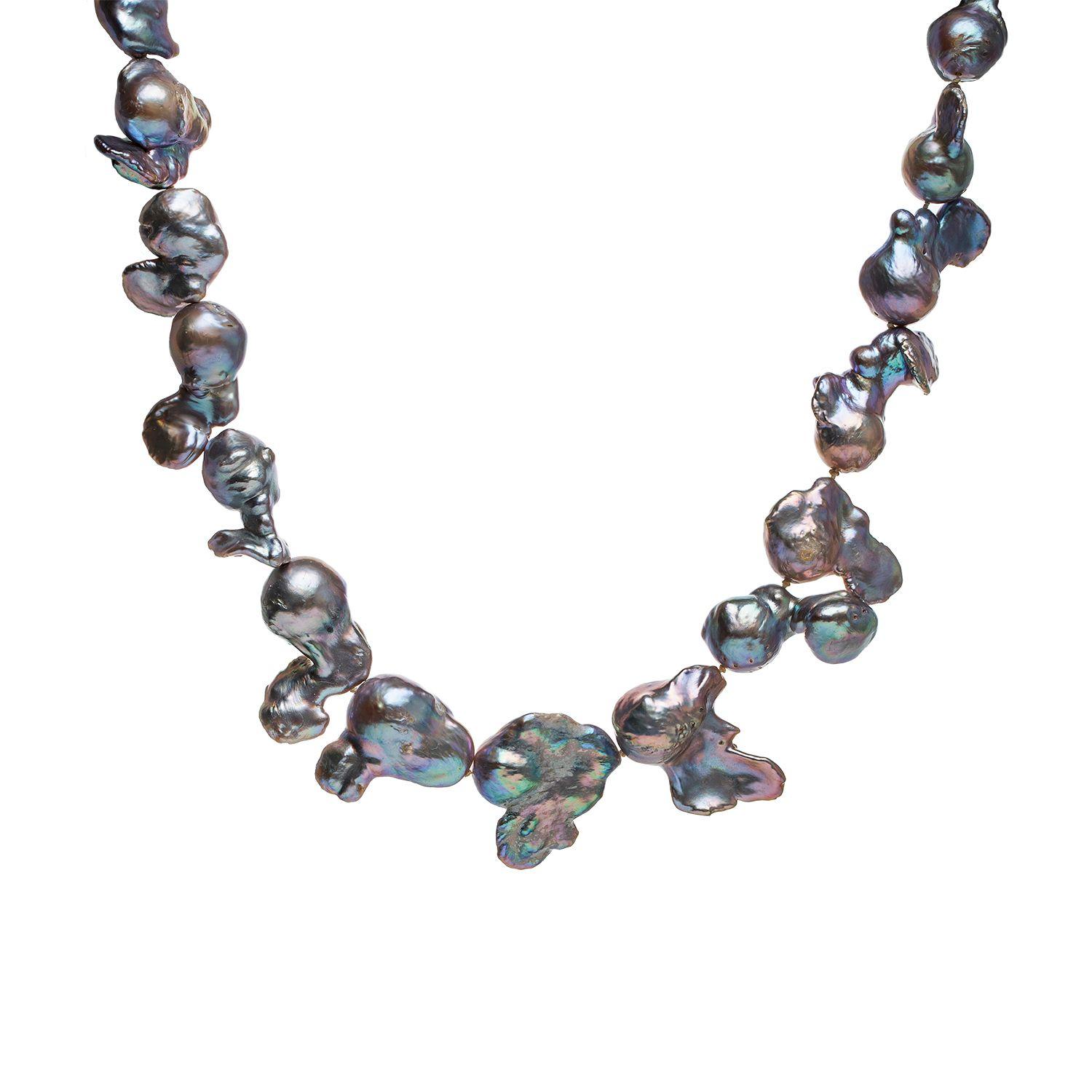 Collar Perlas Keshi Naturales-0