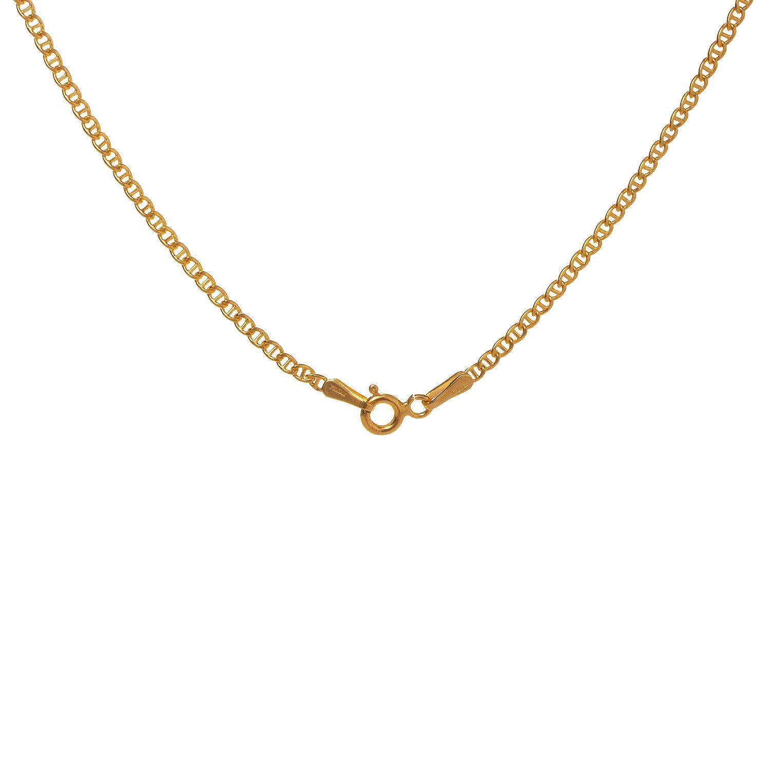 Cadena Oro Amarillo 18K Flat Marine 50Cm-1