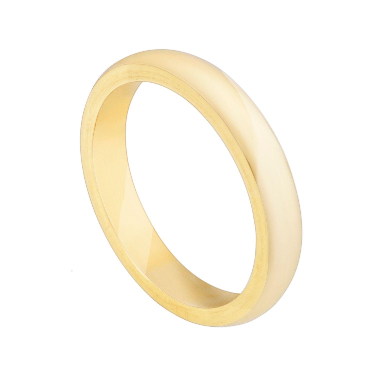 Argolla Inglesa Oro Amarillo 18K - 3Mm  #18-0
