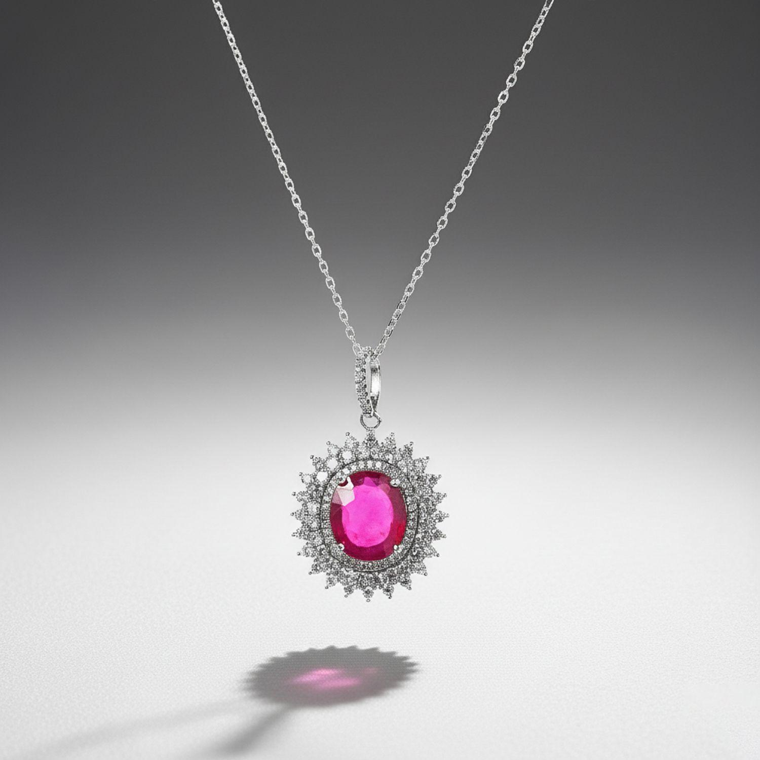 Collar Rubí Natural Reina Sophia-2