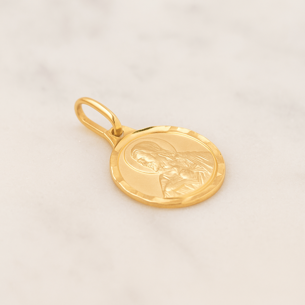 ESCAPULARIO BEBE  ORO 18K  12mm-2