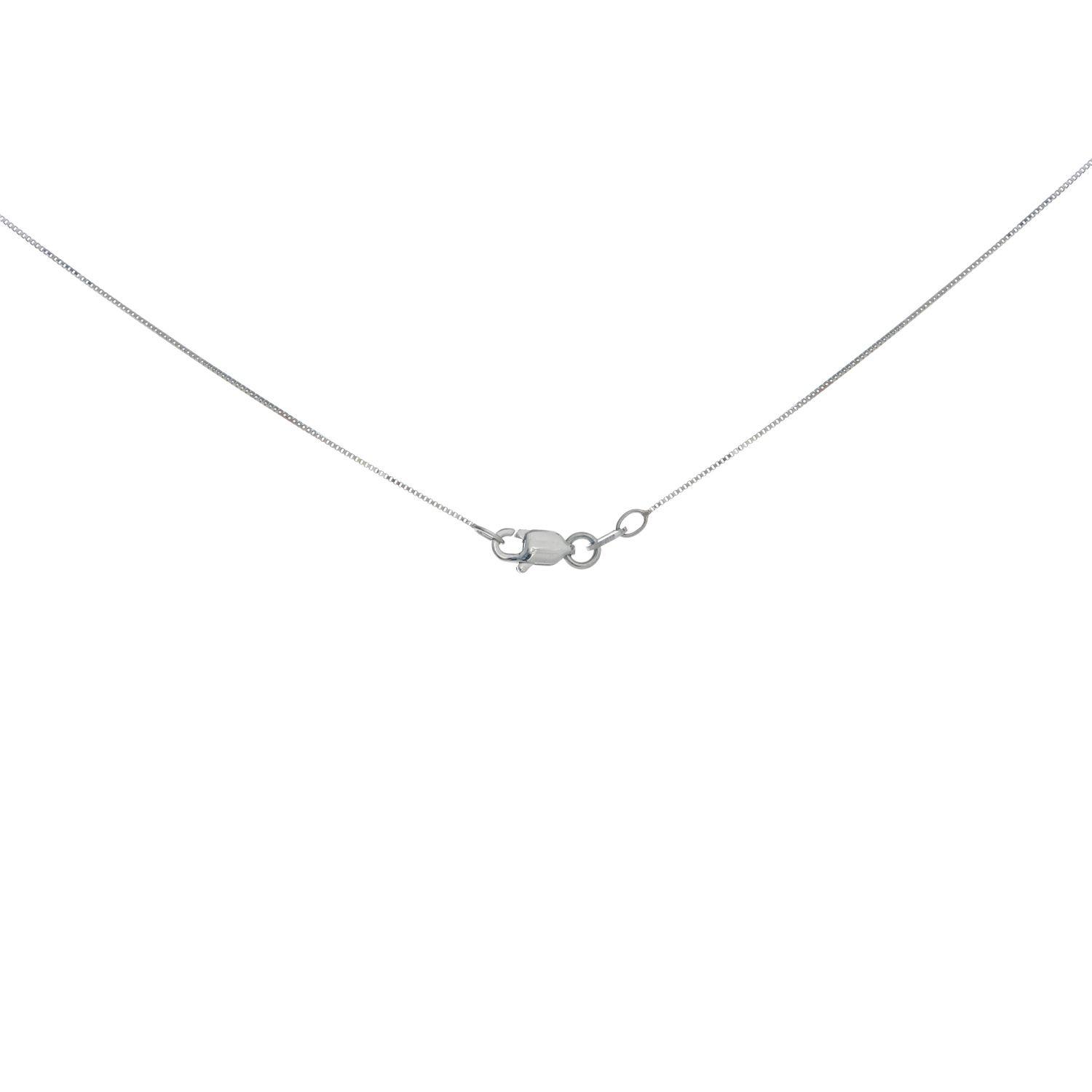 Cadena De Oro Blanco Fina-3