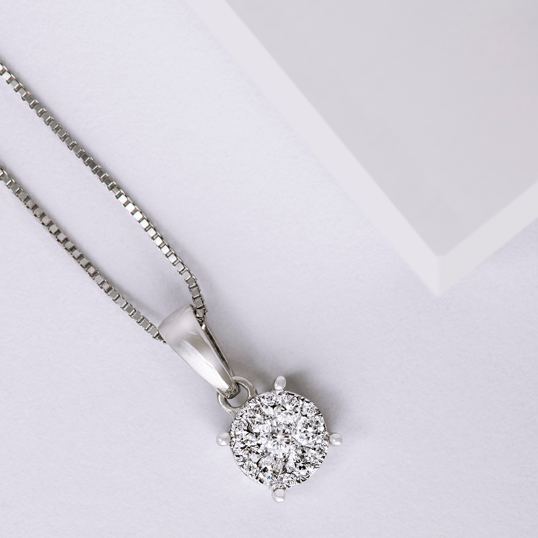 Cadena De Oro Blanco Fina-2