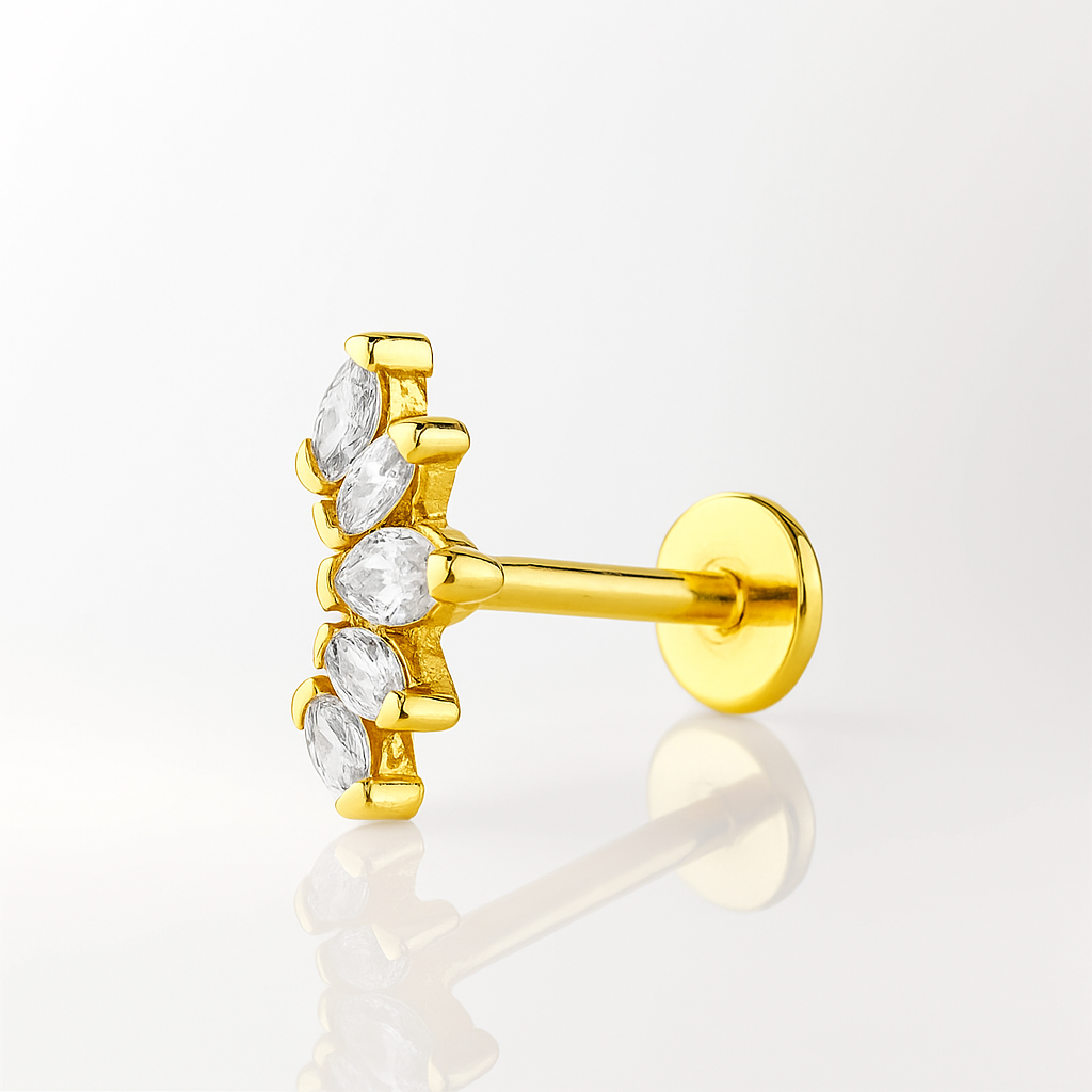 Piercing Oro 18Kt Corona Circones-0