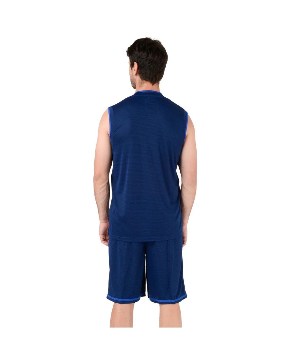 Conjunto de Básquetbol Four Houston Azul Marino-2