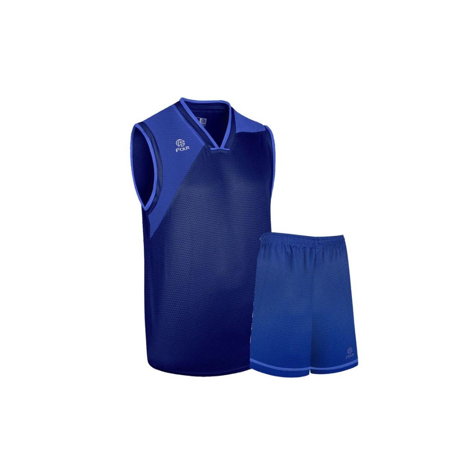 Conjunto de Básquetbol Four Houston Azul Marino-4