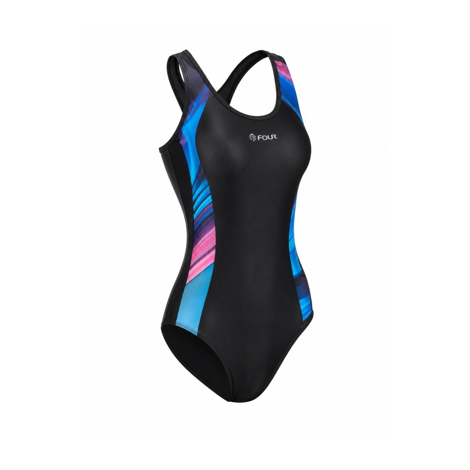 Traje de Baño Natación Mujer Four Eclipse Negro-2