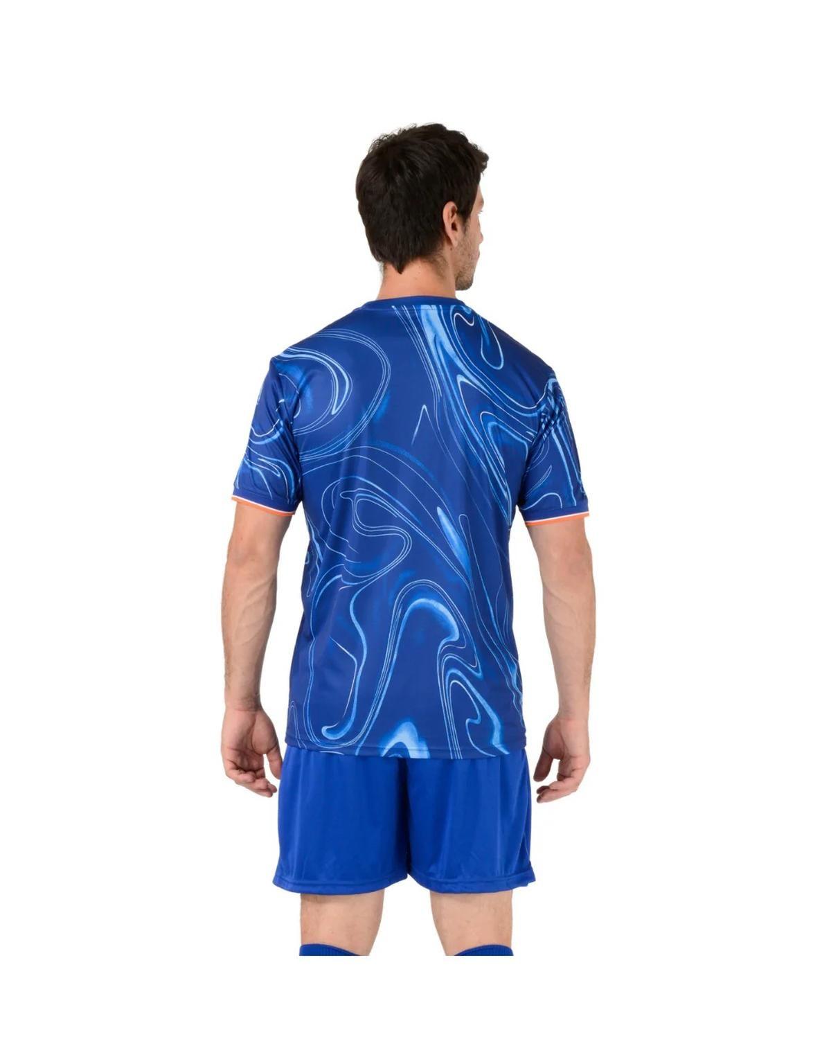 Camiseta Four London Blue Dry Fit Sublimada-3