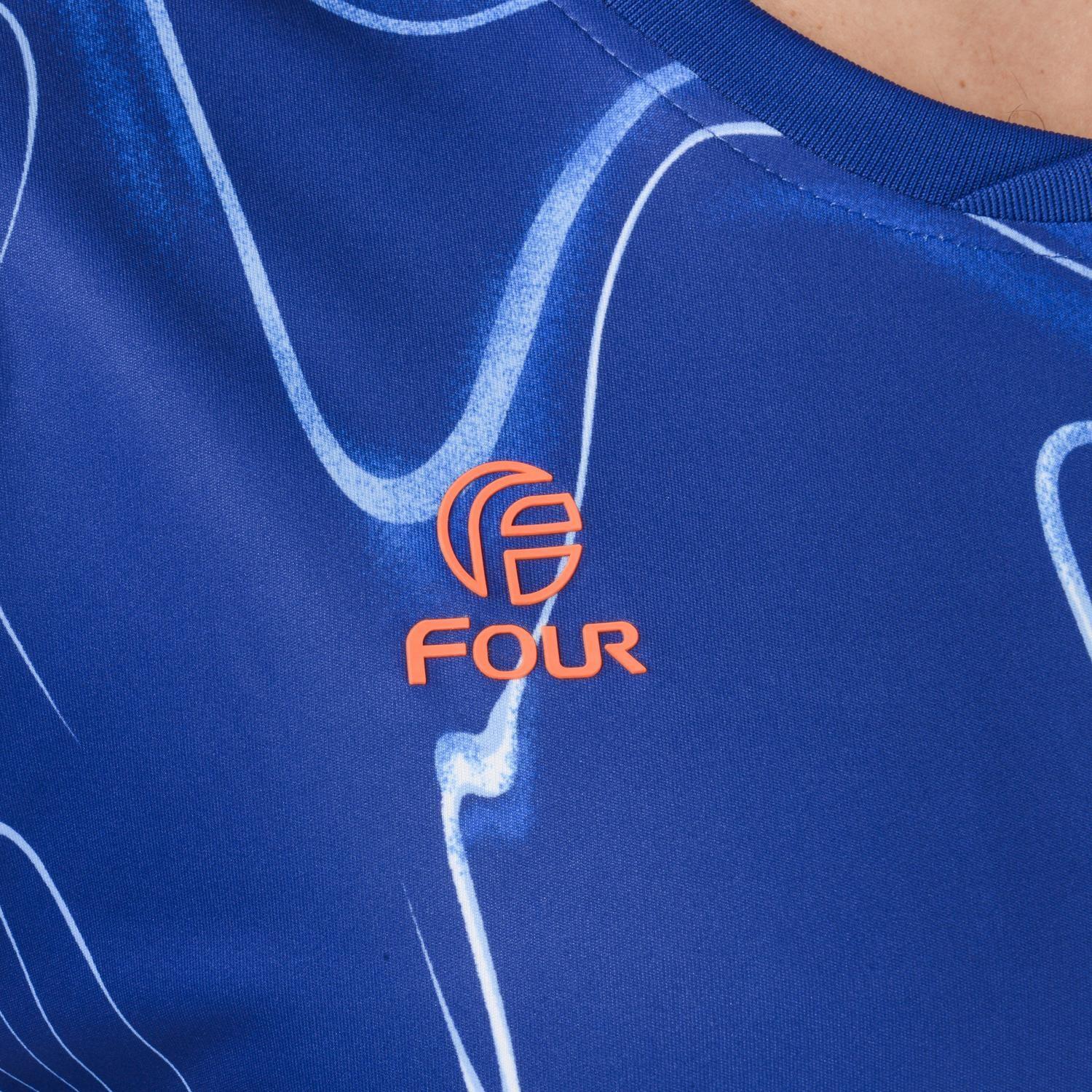 Camiseta Four London Blue Dry Fit Sublimada-4