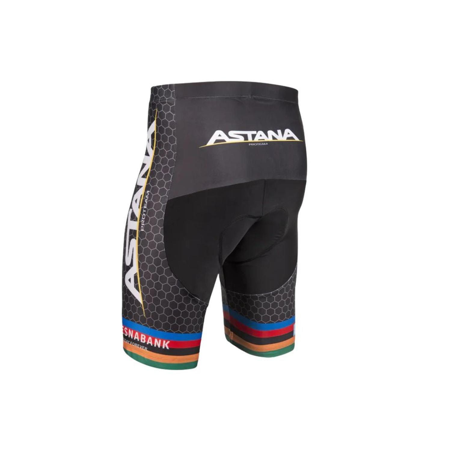 Short de Ciclismo Negro - Astana-1