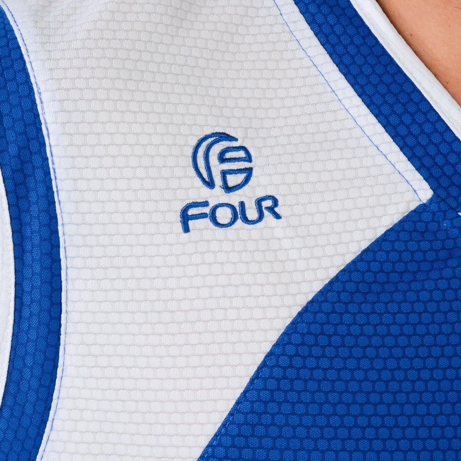 Conjunto de Básquetbol Four Houston Azul/Blanco-3