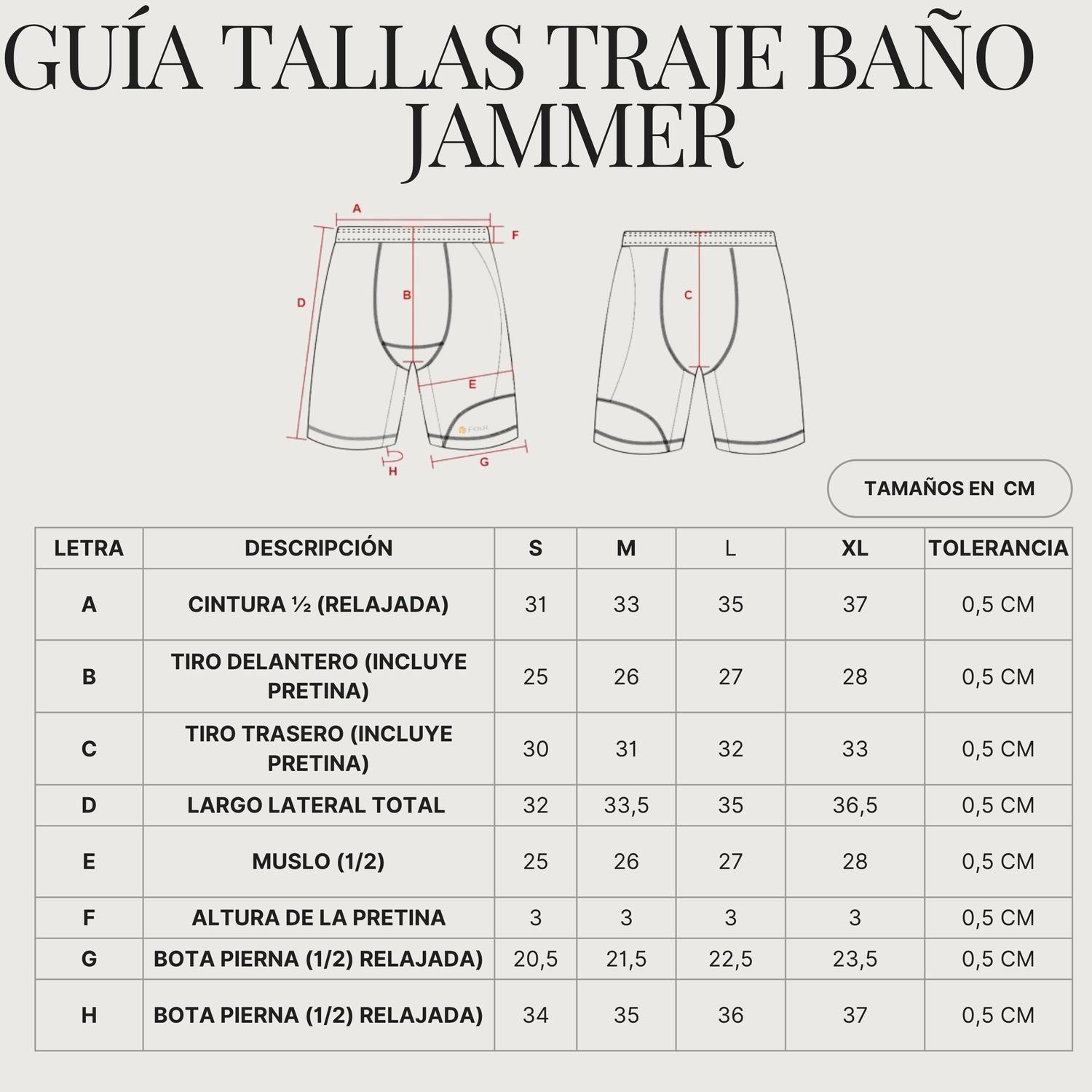 Traje De Baño Jammer Hombre Natación Competencia – Modelo Shark-3