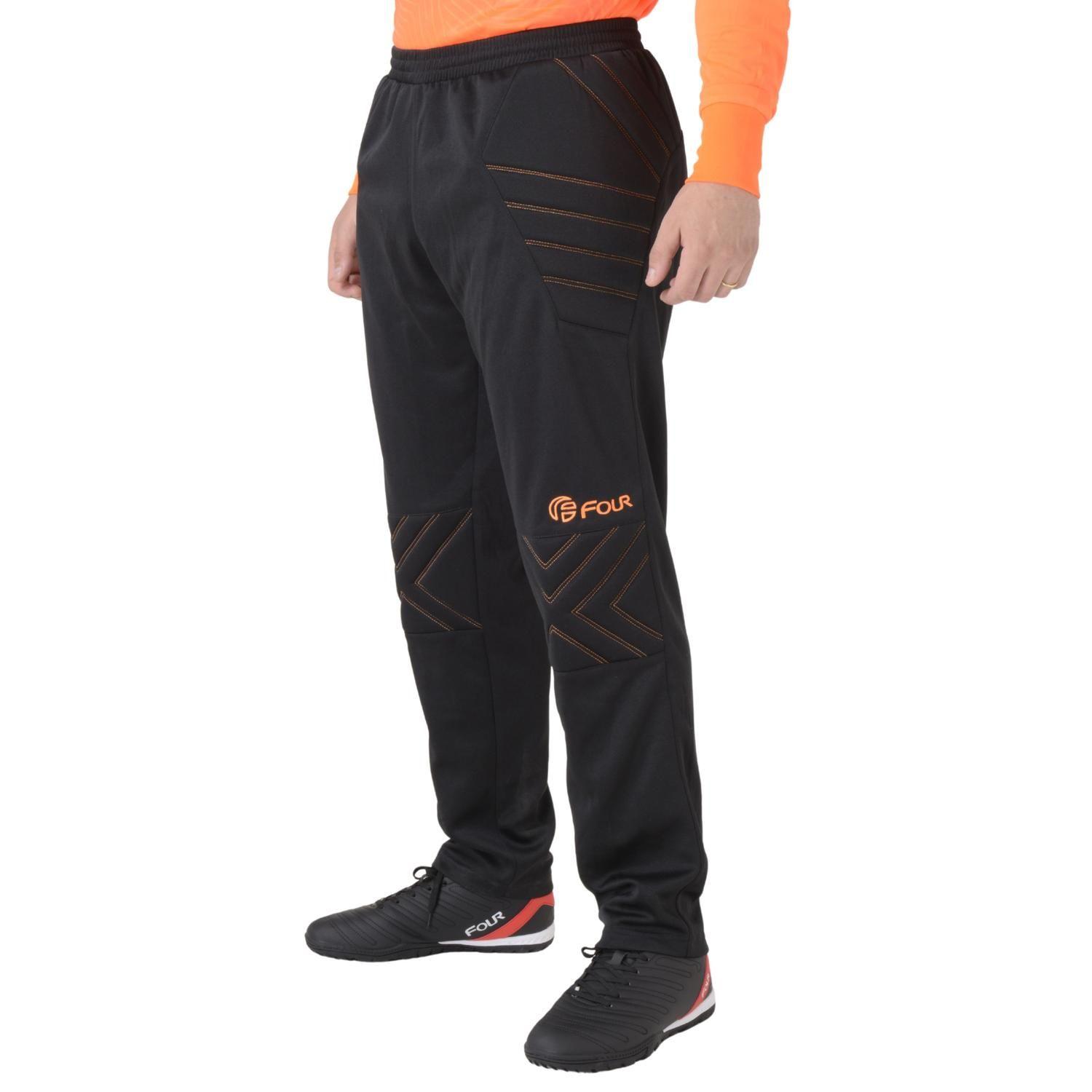 Pantalón Largo de Arquero Acolchado - Four Negro-0