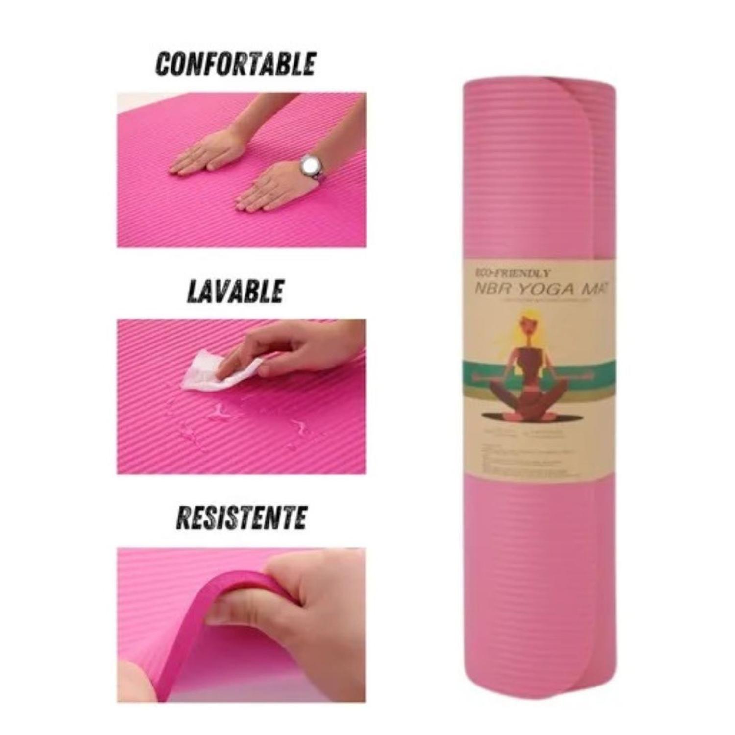 Mat de Yoga o Pilates 15 mm Antideslizante – Doble Cara-4
