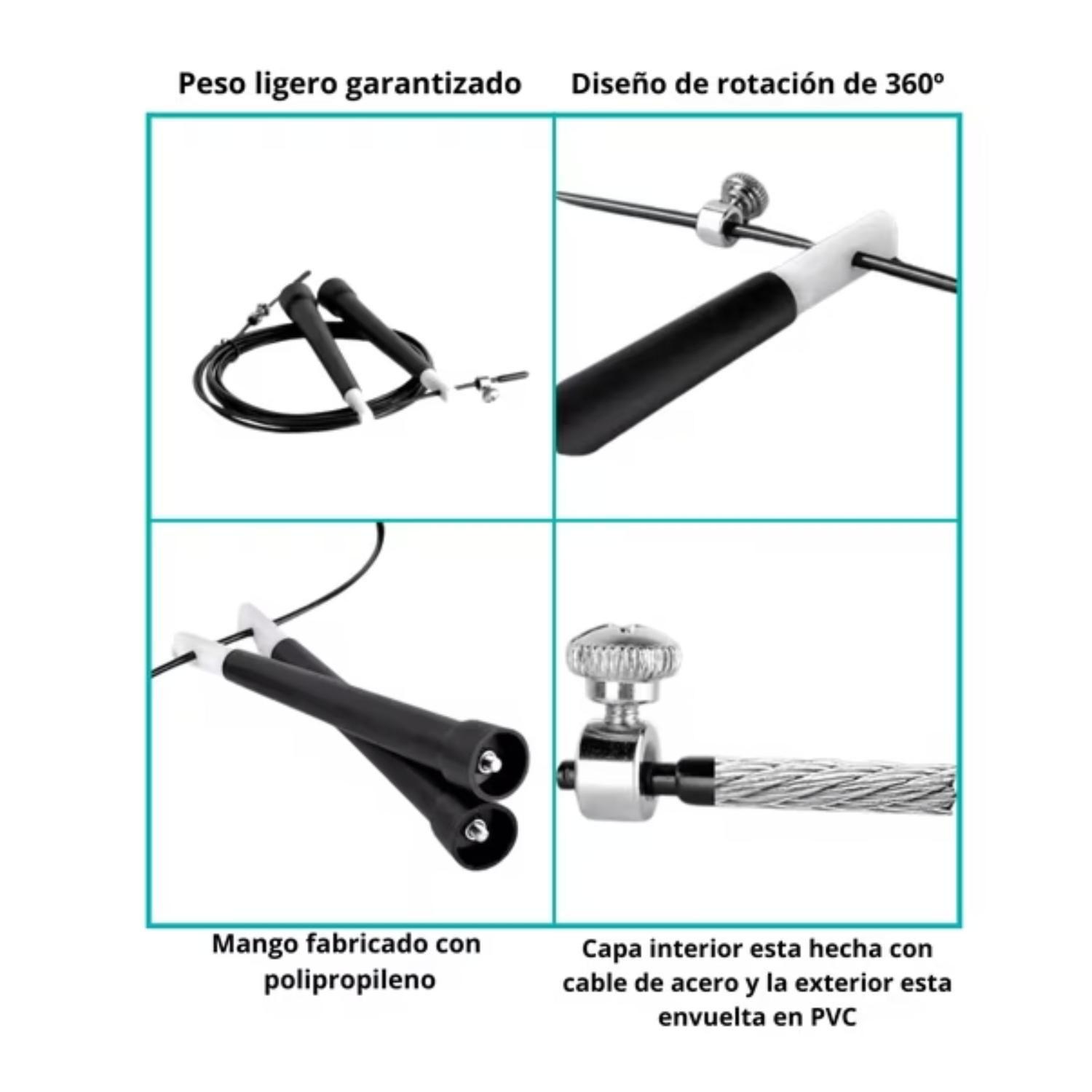Cuerda Saltar Velocidad Crossfit 3mts-2