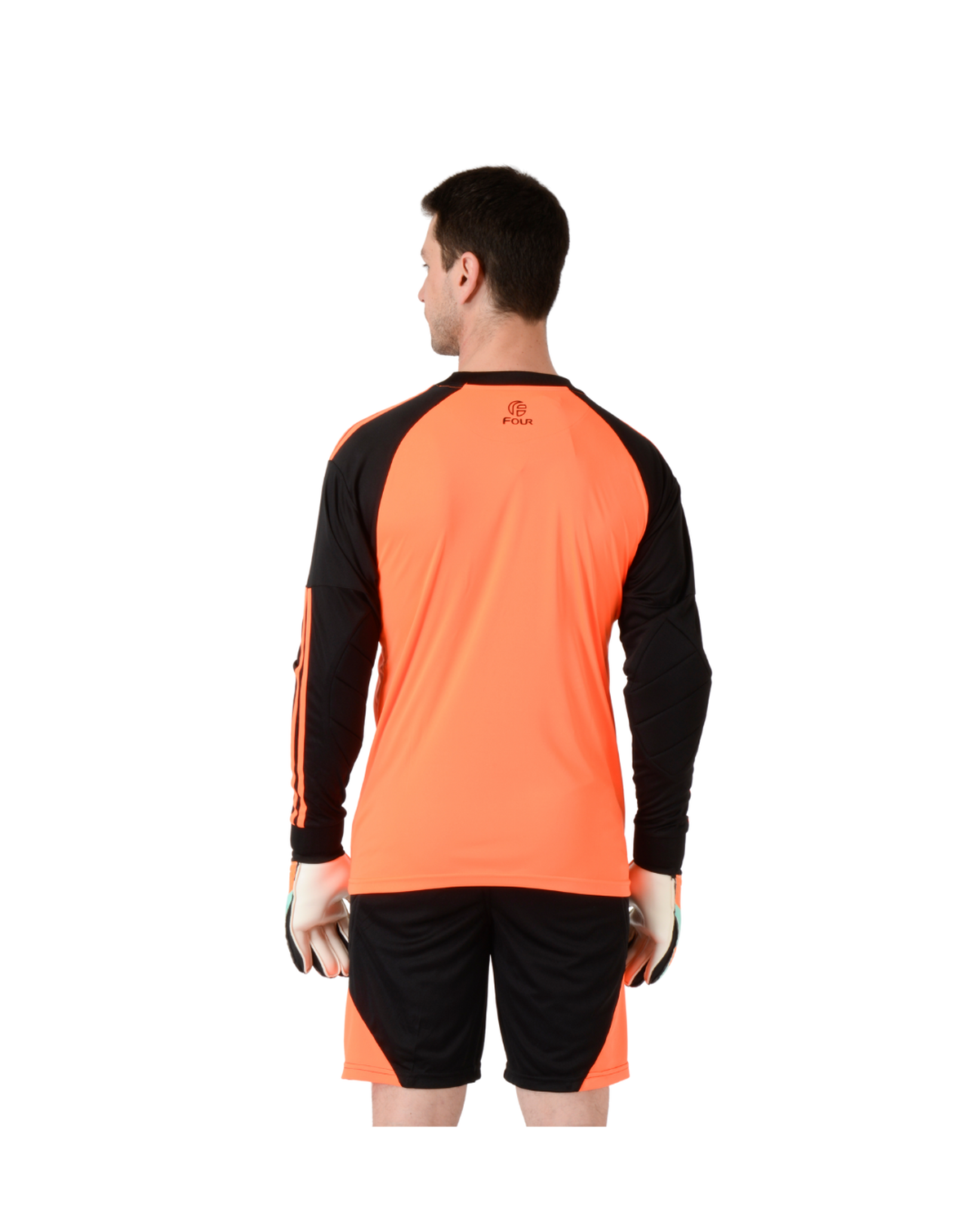 Uniforme Arquero Naranjo Negro- Four Stoke City-2