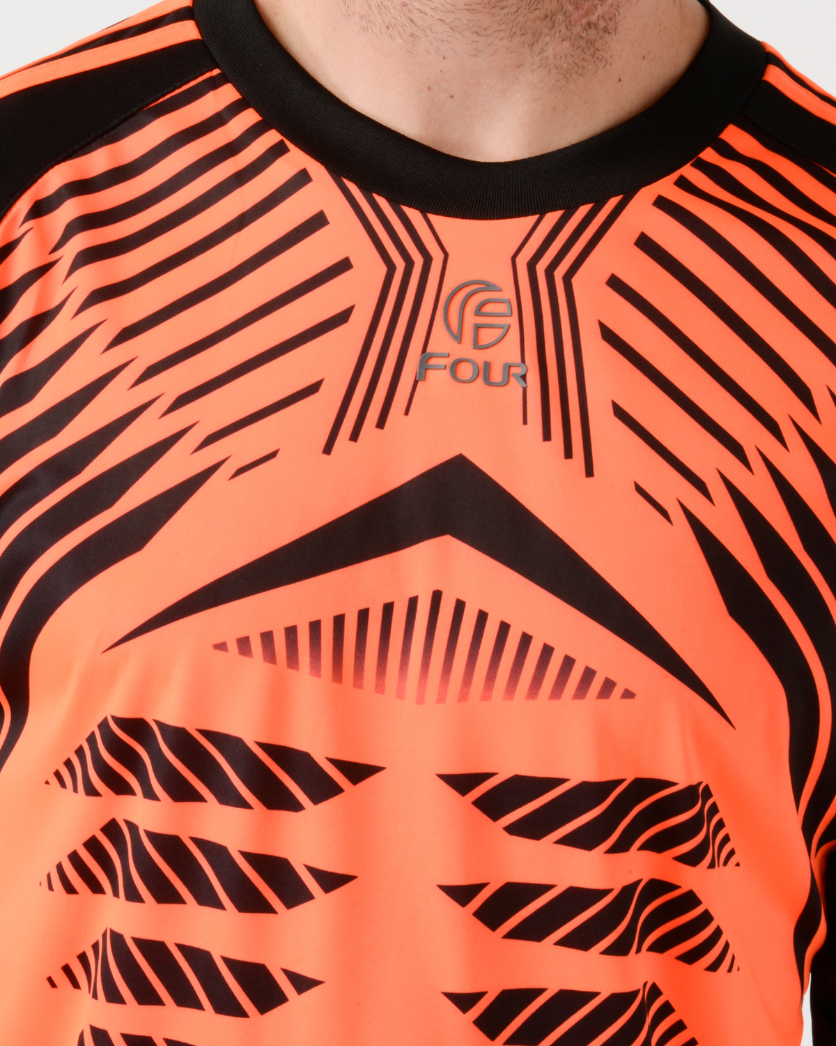 Uniforme Arquero Naranjo Negro- Four Stoke City-3