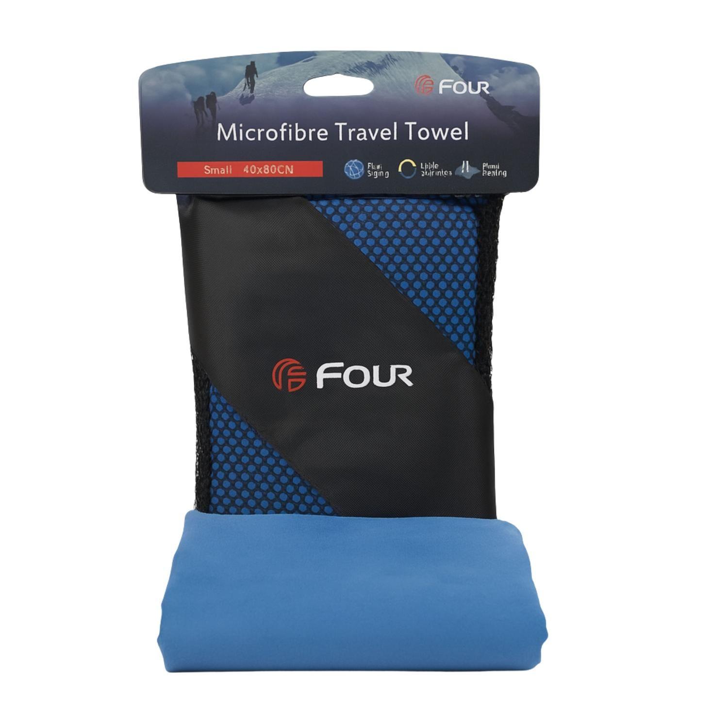 Toalla Microfibra Suede 40x80cm - Secado Rápido - Four-3