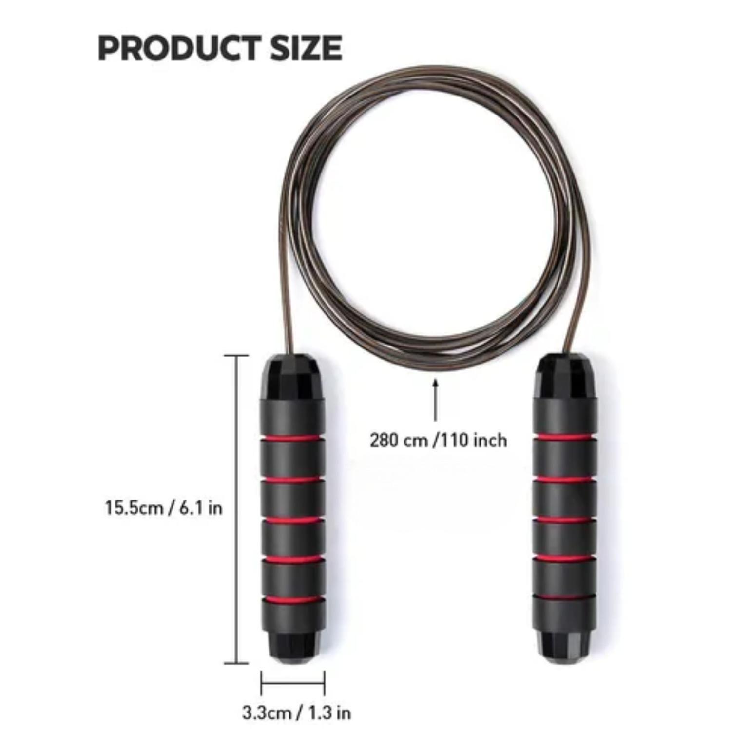 Cuerda de Salto con Cable de Acero 3m-3