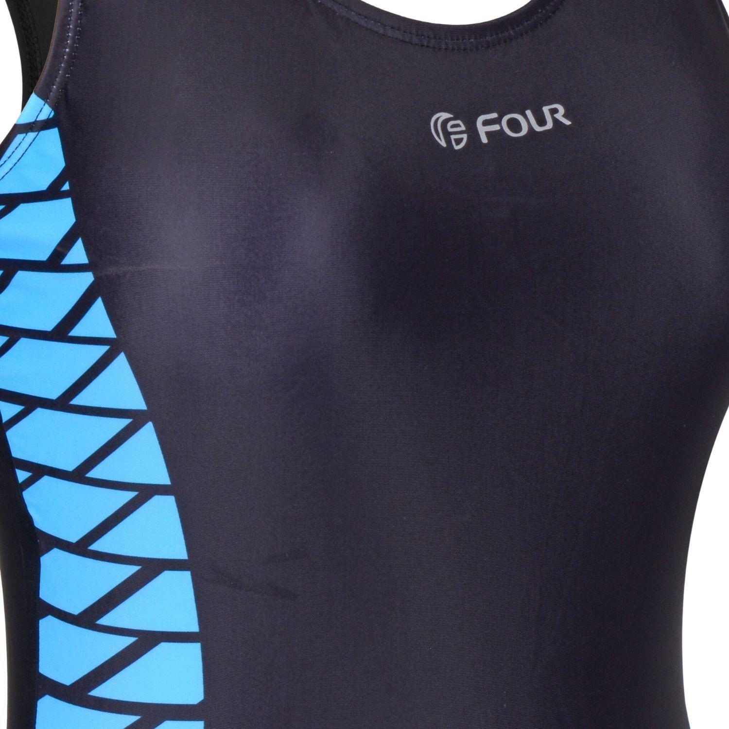 Traje de Baño Mujer Natación Boxer Negro - Four-3