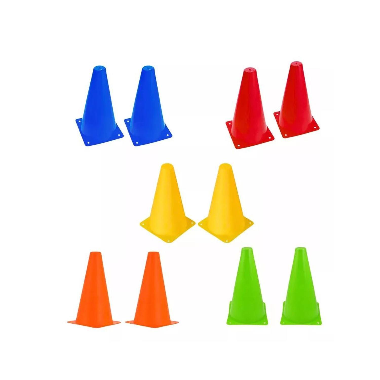 Pack 10 Conos Entrenamiento Multicolor - 28cm-2