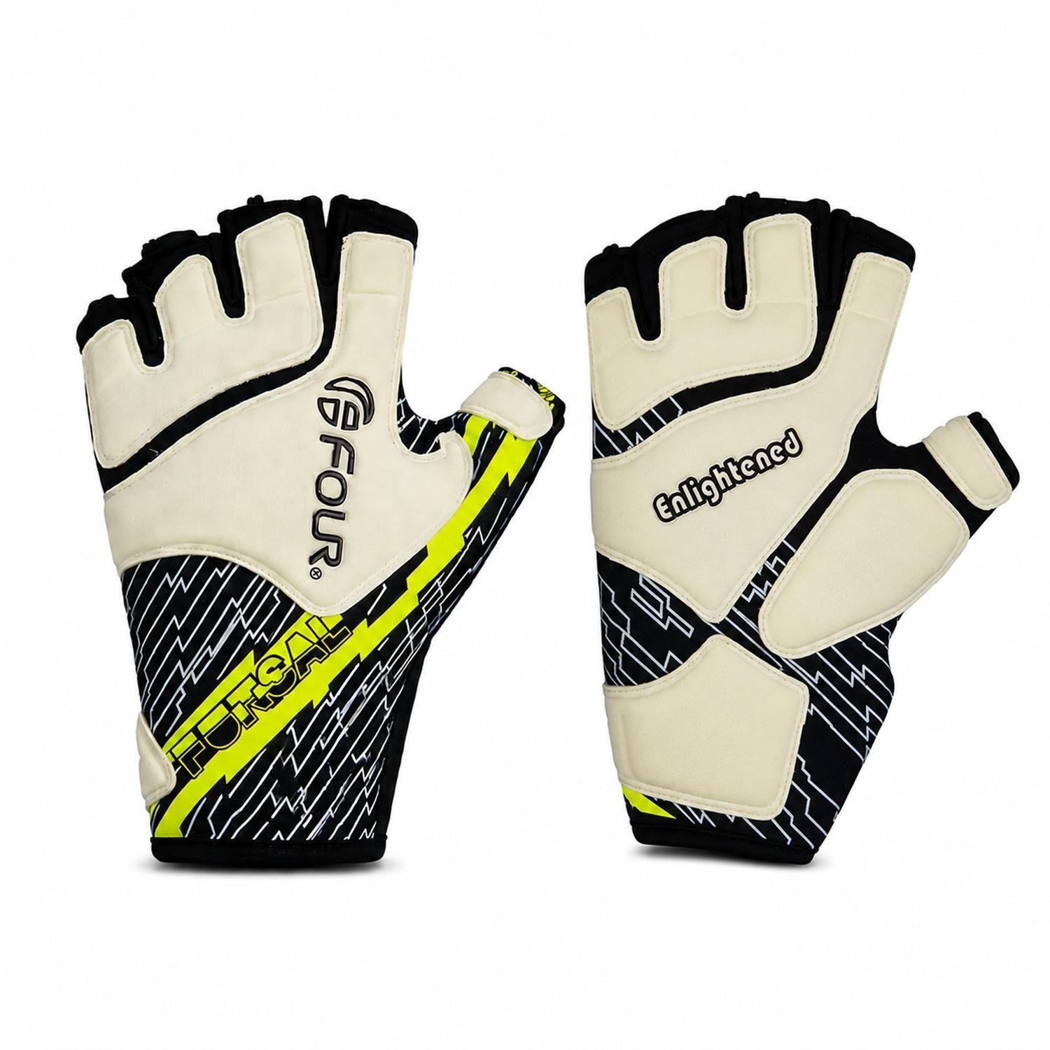 Guantes de Arquero Futsal Four - Sin Dedos Agarre Pro-0