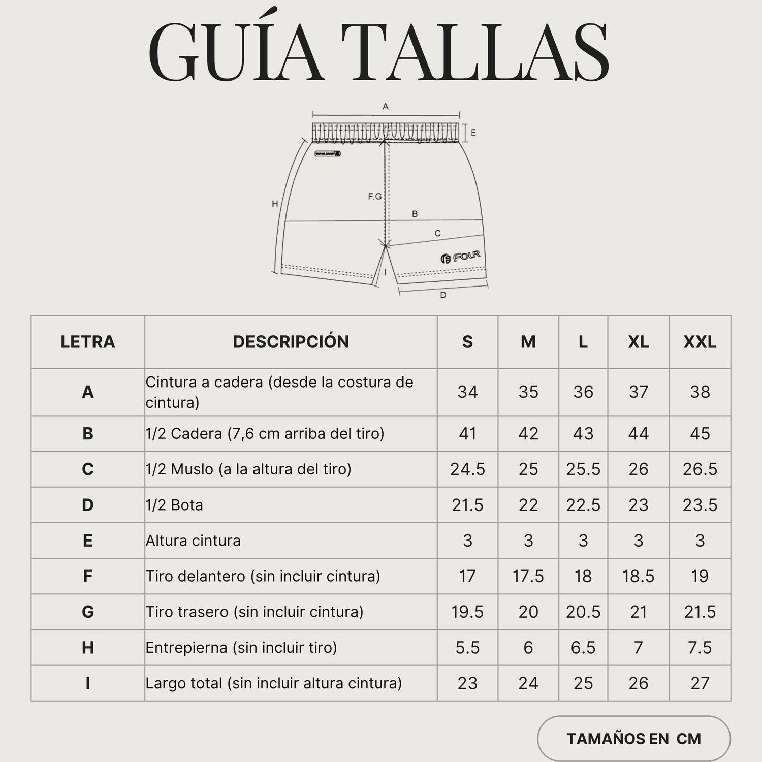 Short Calza de Compresión Mujer - Four Lycra-2